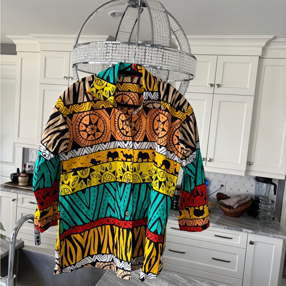 Unisex true vintage 1960s tiki shirt
